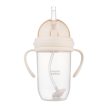 Canpol babies Súlyozott szívószálas itatópohár 270ml krémszín