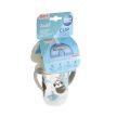 Canpol babies csöpögésmentes súlyozott szívószálas itatópohár EXOTIC ANIMALS 270ml szürke