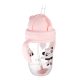 Canpol babies csöpögésmentes súlyozott szívószálas itatópohár EXOTIC ANIMALS 270ml pink