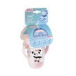 Canpol babies csöpögésmentes súlyozott szívószálas itatópohár EXOTIC ANIMALS 270ml pink