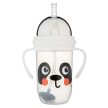 Canpol babies Súlyozott szívószálas itatópohár, 270ml, BabiesBoo, panda
