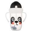 Canpol babies Súlyozott szívószálas itatópohár, 270ml, BabiesBoo, panda
