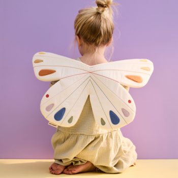 Kid's Concept kis pillangó jelmez (fehér)