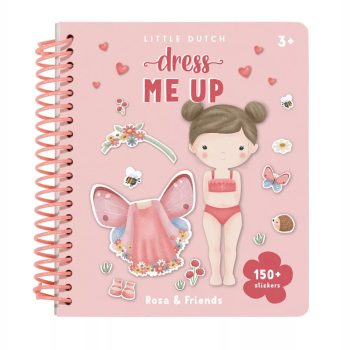   Little Dutch öltöztess fel matricás füzet - Rosa és barátai