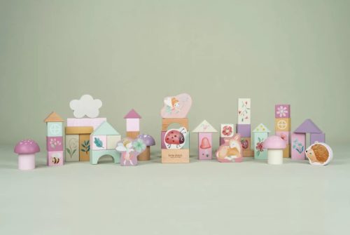 Little Dutch fa építőkocka 50 db - Fairy Garden
