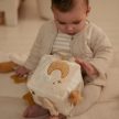Little Dutch készségfejlesztő plüss kocka - Newborn Naturals