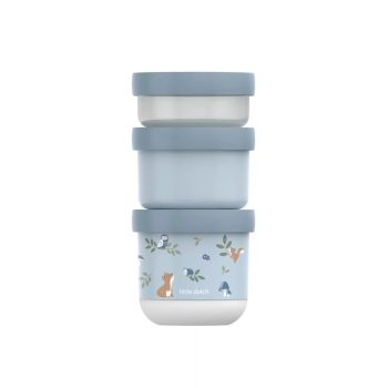   Little Dutch gyerek snack box készlet 3 db-os - Forest Friends