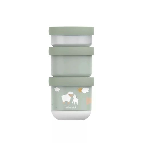 Little Dutch gyerek snack box készlet 3 db-os - Little Farm