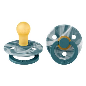 BIBS Colour Tie Dye cumi - erdei tó/krémfehér (2 db)