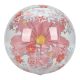 Little Dutch felfújható 3D strandlabda - Pink Flowers