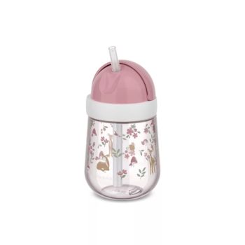 Little Dutch szívószálas pohár 300 ml - fairy garden