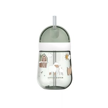 Little Dutch szívószálas pohár - Little Farm