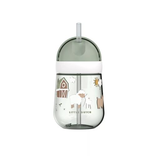Little Dutch szívószálas pohár - Little Farm