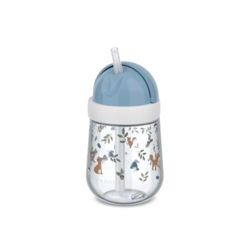 Little Dutch szívószálas pohár 300 ml - forest friends