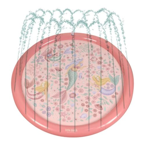 Little Dutch felfújható vízpermetező szőnyeg - Dreamy Mermaid