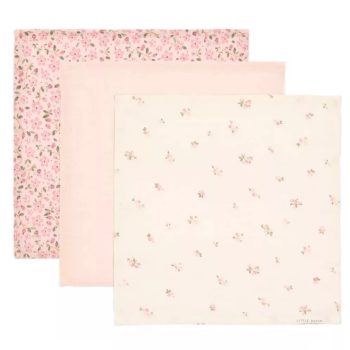 Little Dutch muszlin arctörlő kendő 3 db Fairy Garden