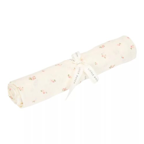 LITTLE DUTCH MUSZLIN TEXTILPELENKA 120X120 CM FAIRY BLOSSOM