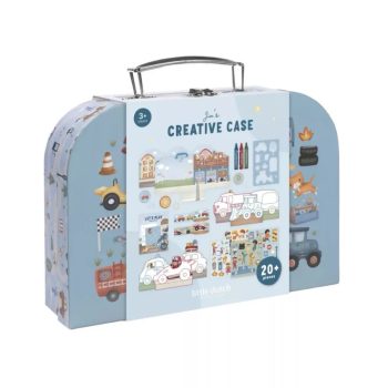 Little Dutch kreatív készlet bőröndben - Jim járművei