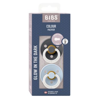 BIBS Colour - esti grafit/esti pasztellkék (2 db)