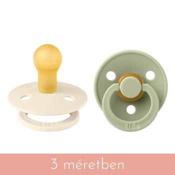 BIBS Colour - krémfehér/zsálya (2 db)