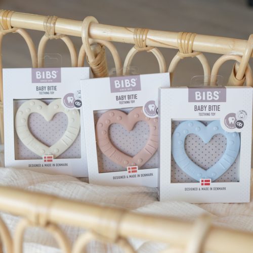 Szívecske BIBS rágóka - 7 féle