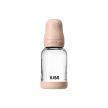 BIBS üveg cumisüvegszett (púderrózsaszín) - 120 ml