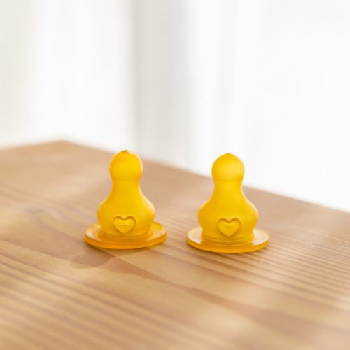 BIBS cumifej cumisüveghez (2 db) - natúr kaucsuk