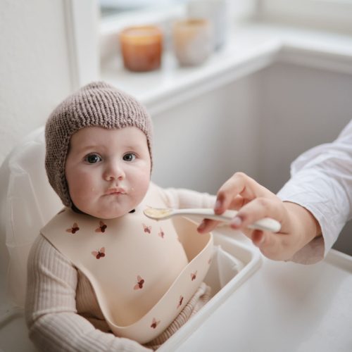 Hajlékony szilikon előke - mintás - 9 féle