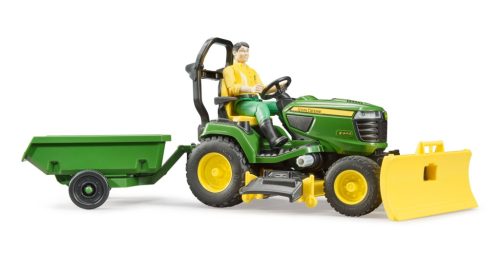 John Deere X949 kerti traktor és traktorvezető figura - Bruder 62104