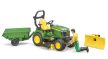John Deere X949 kerti traktor és traktorvezető figura - Bruder 62104