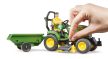 John Deere X949 kerti traktor és traktorvezető figura - Bruder 62104