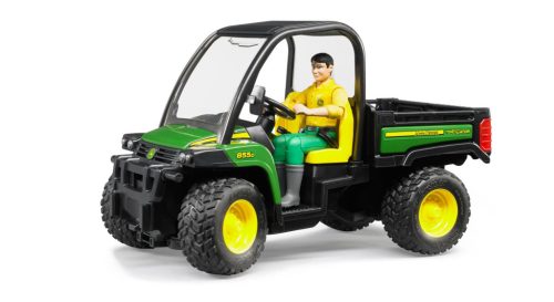 John Deere Gator XUV 855D, sofőrrel - Bruder 2490