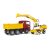 Teherautó - MAN TGA, Liebherr kotrógéppel - Bruder 2751
