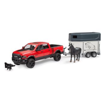   Terepkocsi - RAM 2500, lószállító vontatmánnyal - Bruder 2501