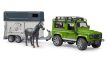Land Rover Defender - lószállító vontatmánnyal - Bruder 2592