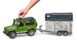 Land Rover Defender - lószállító vontatmánnyal - Bruder 2592