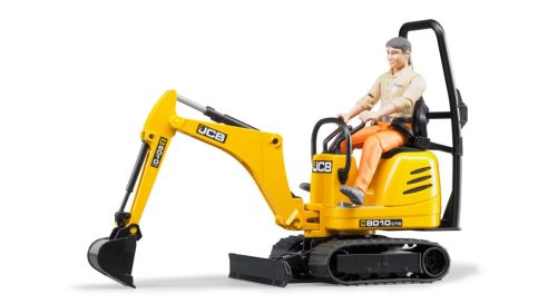 Kotrógép, mikro - JCB 8010 CTS, bábuval - Bruder 62002
