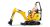 Kotrógép, mikro - JCB 8010 CTS, bábuval - Bruder 62002