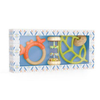 DJECO  Bébicsörgő - Köszöntő készlet 