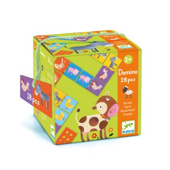 DJECO  Domino játék - Tanya, 28 db-os