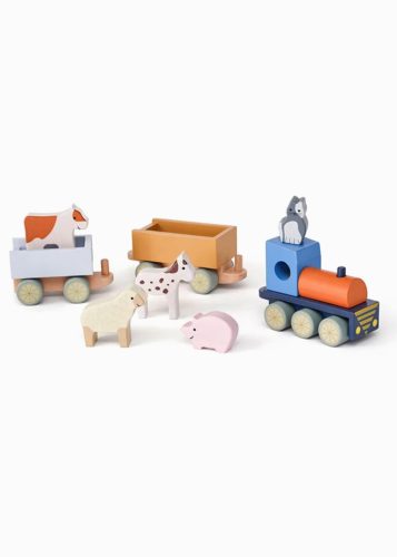 Farm állatai fa vonat
