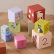 Kid's Concept kocka építőtorony (A farm állatai)